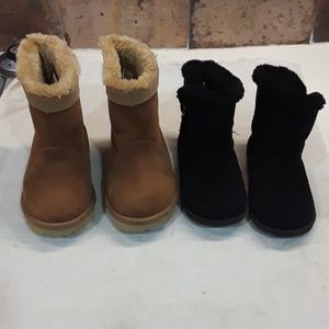 Toddler girl size 8 boots, 2 pair